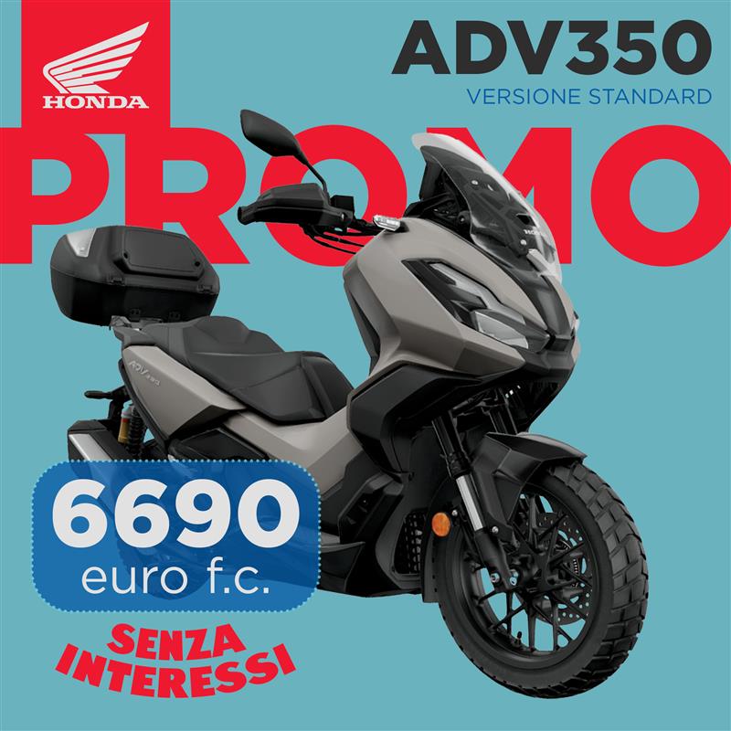 ADV350 a 6690 euro f.c.